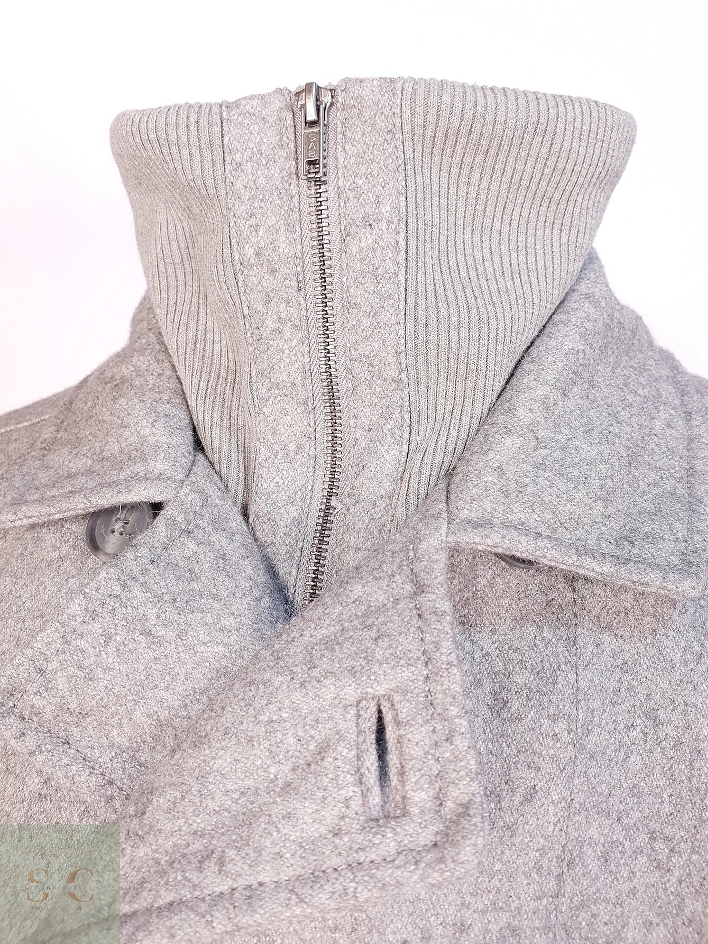 Marinero Gris H&M 60% Lana Talla XL 6