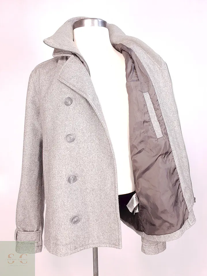 Marinero Gris H&M 60% Lana Talla XL 13
