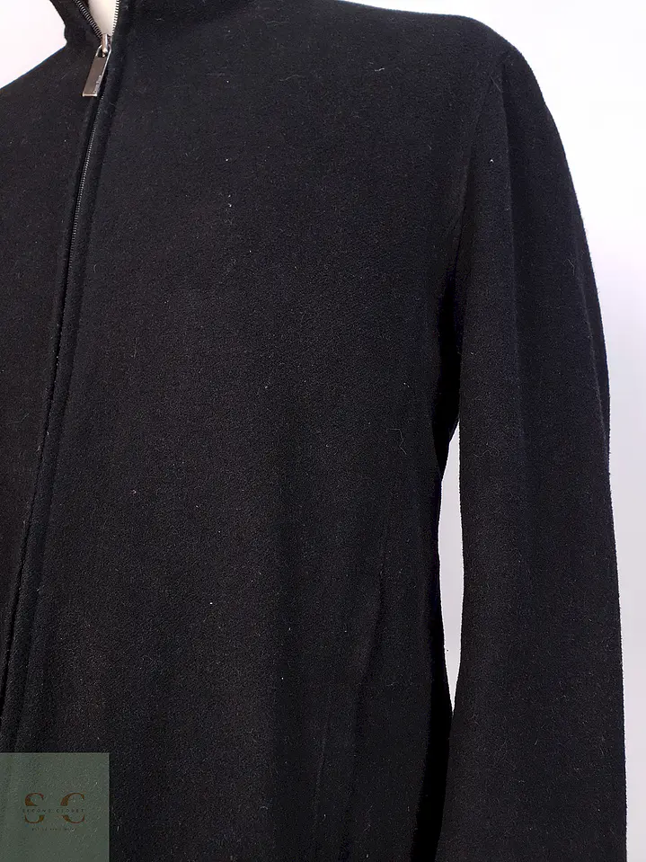 Chaqueta Negra Perry Ellis 60% Lana Talla M 5
