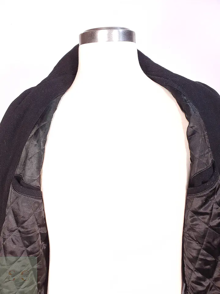 Chaqueta Negra Perry Ellis 60% Lana Talla M 10