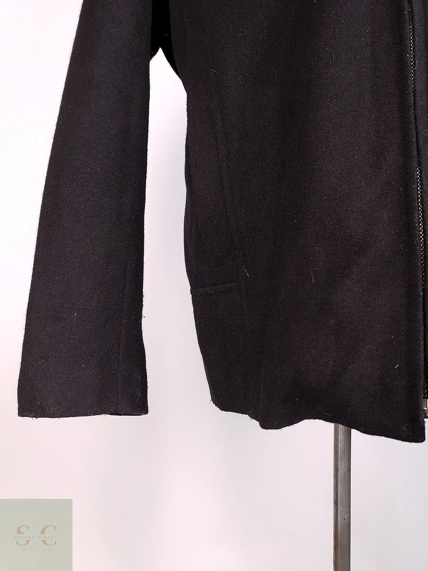 Marinero Negro Calvin Klein 50% Lana Talla M 2