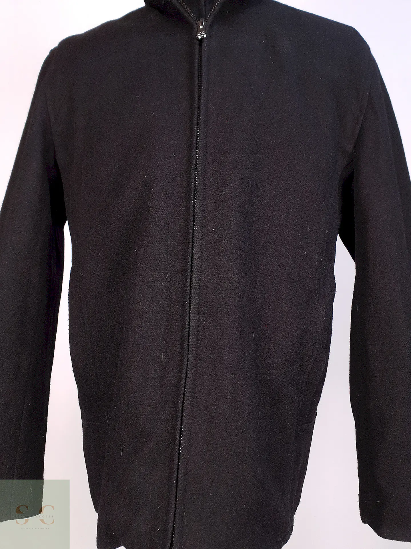 Marinero Negro Calvin Klein 50% Lana Talla M 4