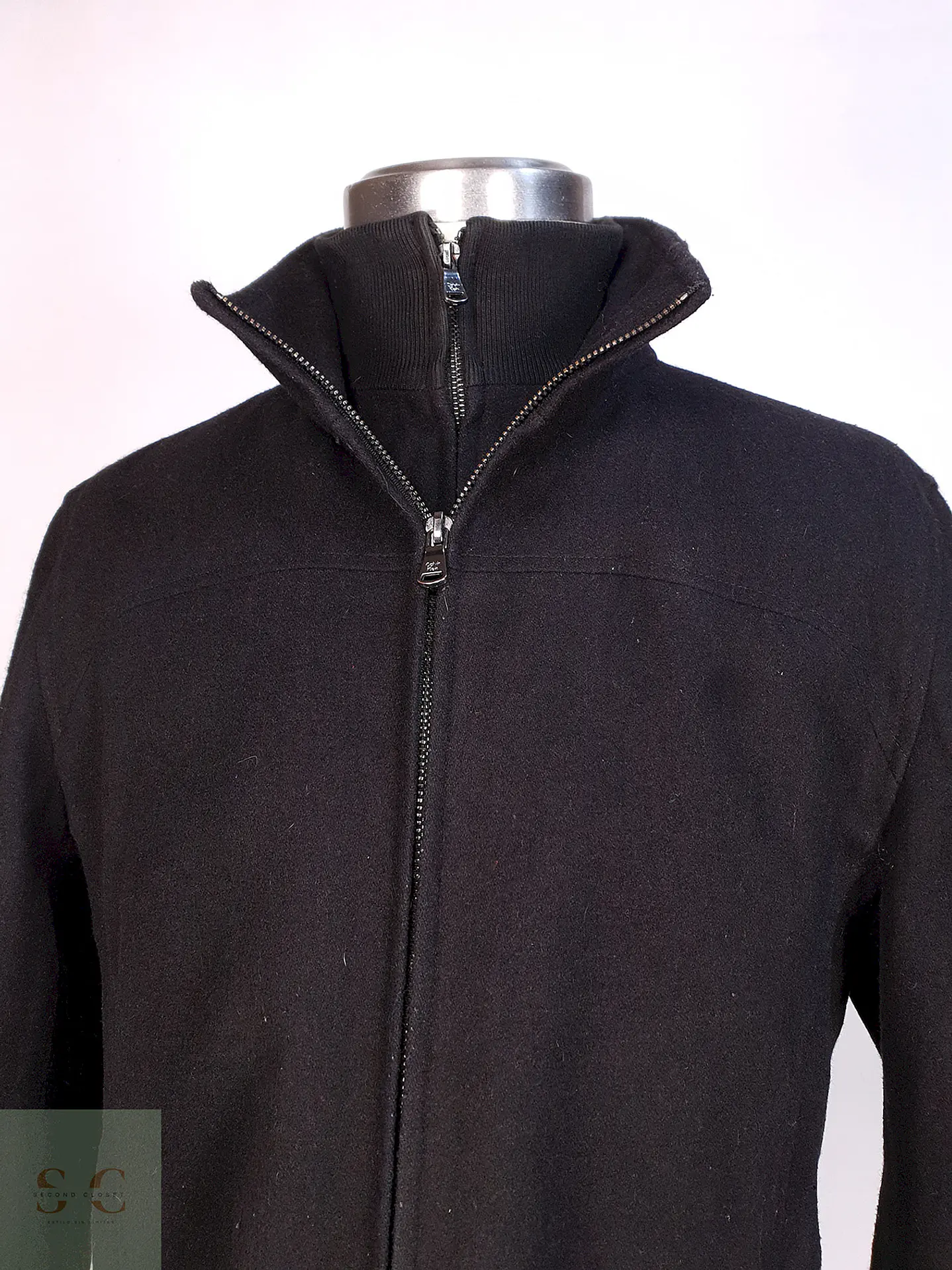 Marinero Negro Calvin Klein 50% Lana Talla M 5