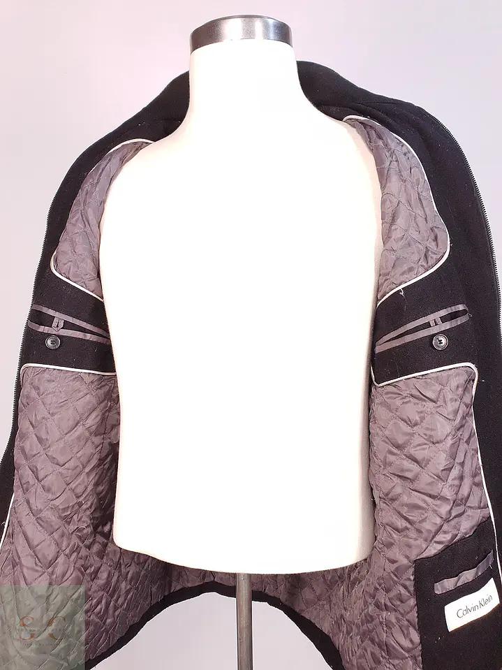 Marinero Negro Calvin Klein 50% Lana Talla M 11