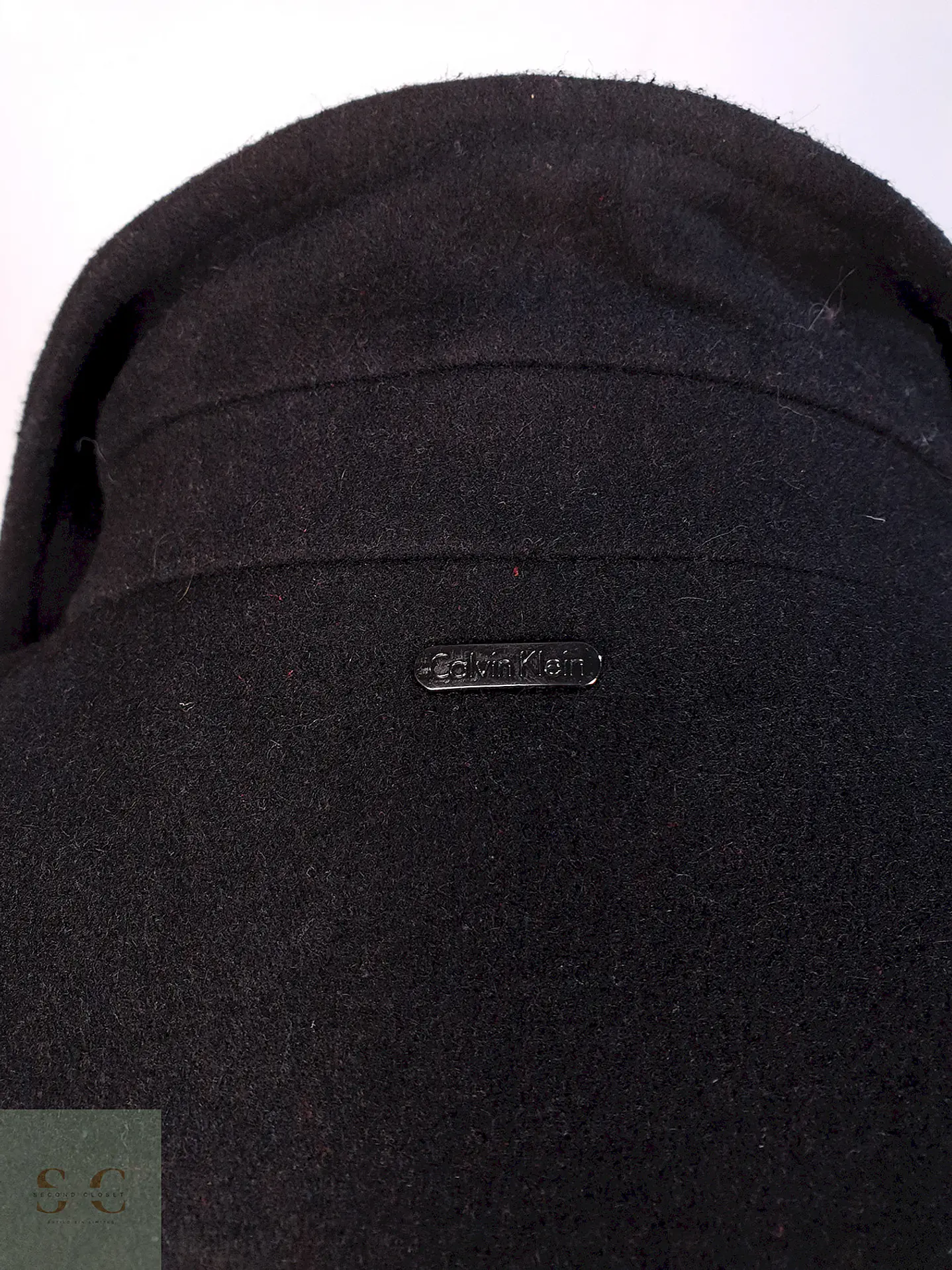 Marinero Negro Calvin Klein 50% Lana Talla M 13