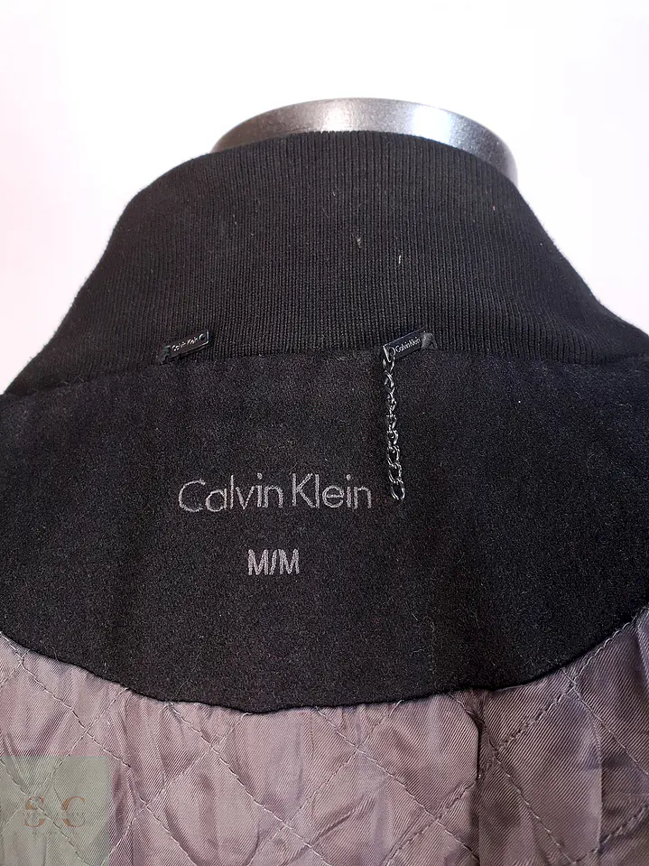 Marinero Negro Calvin Klein 50% Lana Talla M 14