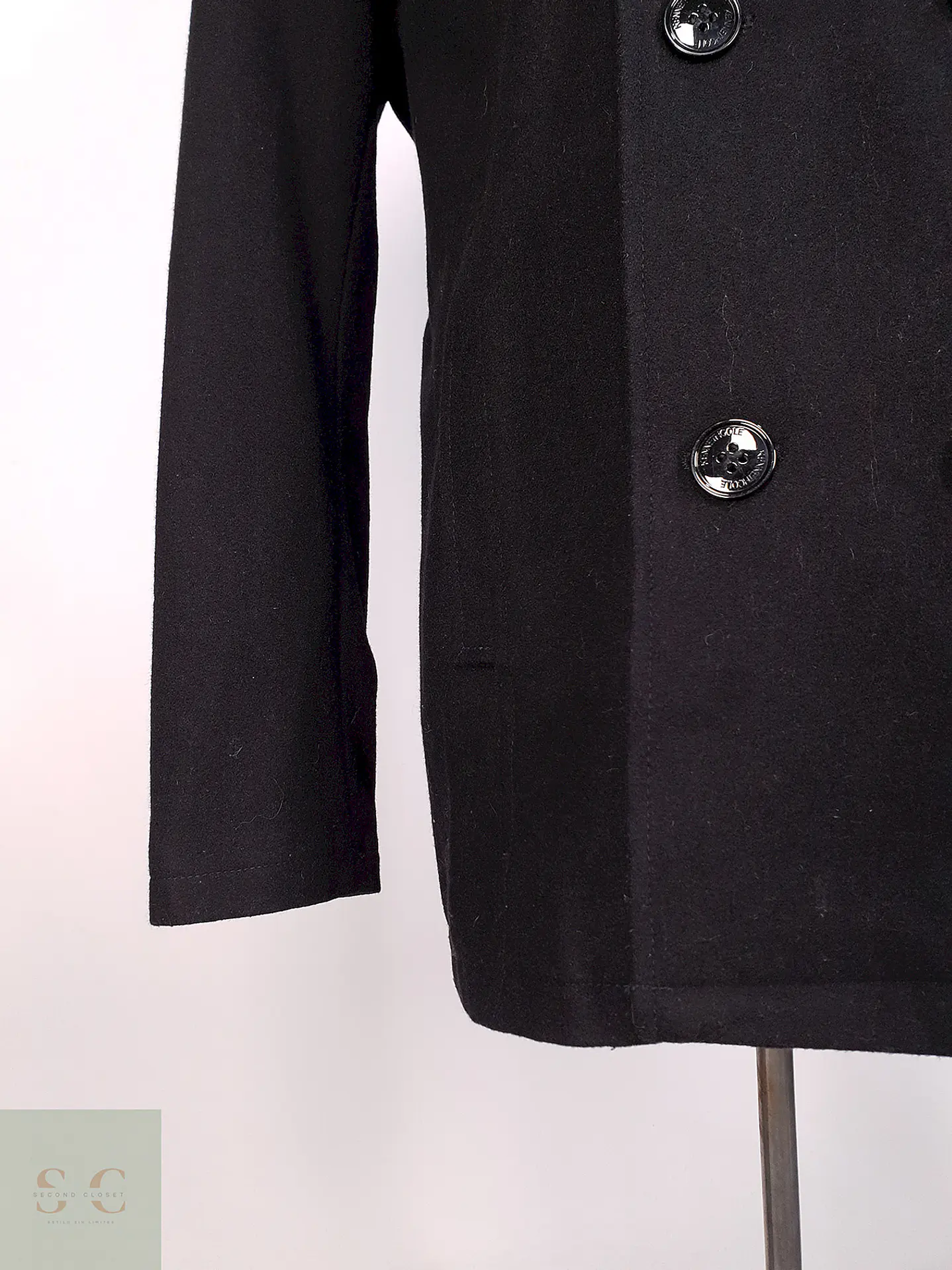 Marinero Negro Kenneth Cole 60% Lana Talla L 2