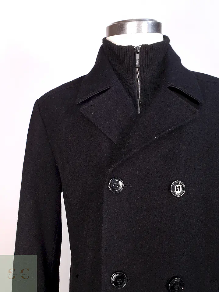 Marinero Negro Kenneth Cole 60% Lana Talla L 6