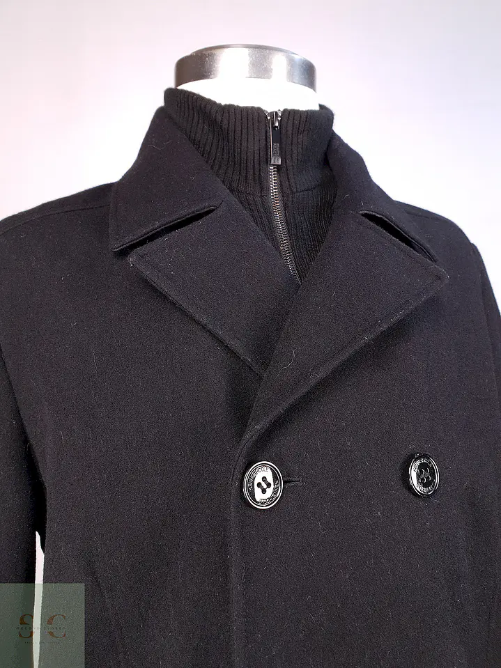 Marinero Negro Kenneth Cole 60% Lana Talla L 7