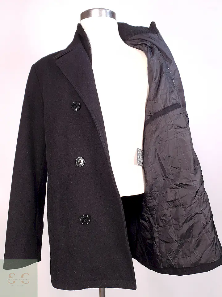 Marinero Negro Kenneth Cole 60% Lana Talla L 11