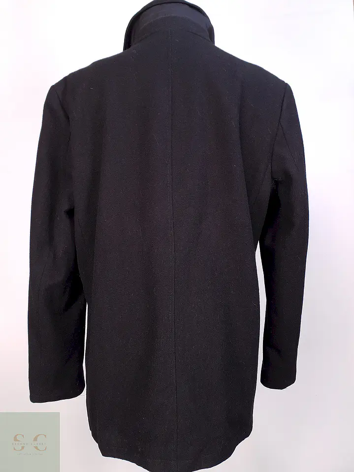 Marinero Negro Kenneth Cole 60% Lana Talla L 12