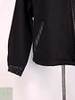 Chaqueta Negra Roots Made in Canadá 75% Lana Detalles Cuero Talla L - Miniatura 2