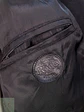 Chaqueta Negra Roots Made in Canadá 75% Lana Detalles Cuero Talla L - Miniatura 10