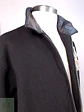 Chaqueta Negra Roots Made in Canadá 75% Lana Detalles Cuero Talla L - Miniatura 12