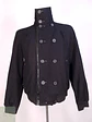 Chaqueta Abrigo Prime Denim Brand Negro 50% Lana Talla SM - Miniatura 1