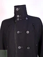 Chaqueta Abrigo Prime Denim Brand Negro 50% Lana Talla SM - Miniatura 4