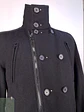 Chaqueta Abrigo Prime Denim Brand Negro 50% Lana Talla SM - Miniatura 5