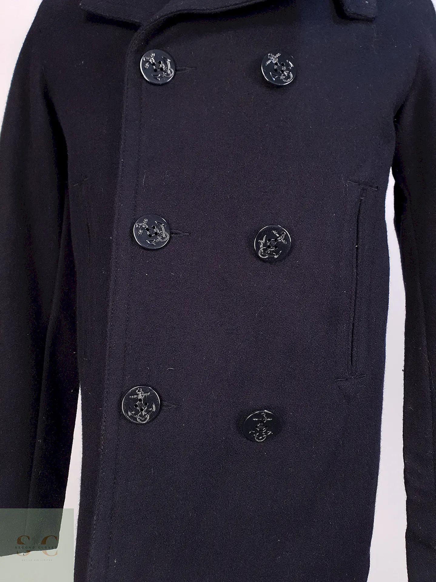 Marinero Azul Old Navy 70% Lana Talla SM 4