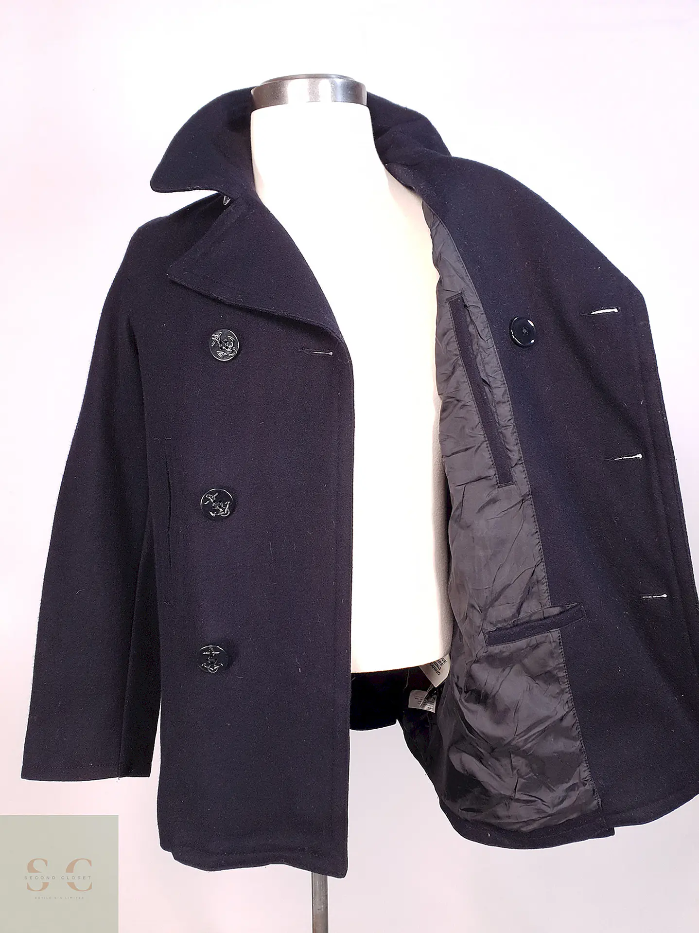 Marinero Azul Old Navy 70% Lana Talla SM 10