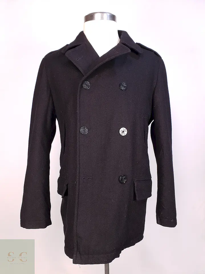 Marinero Negro Nautica 55% Lana Talla L 1