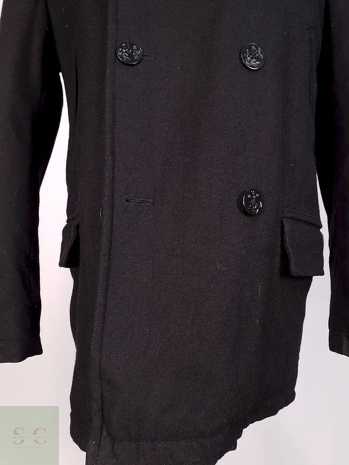 Marinero Negro Nautica 55% Lana Talla L 3