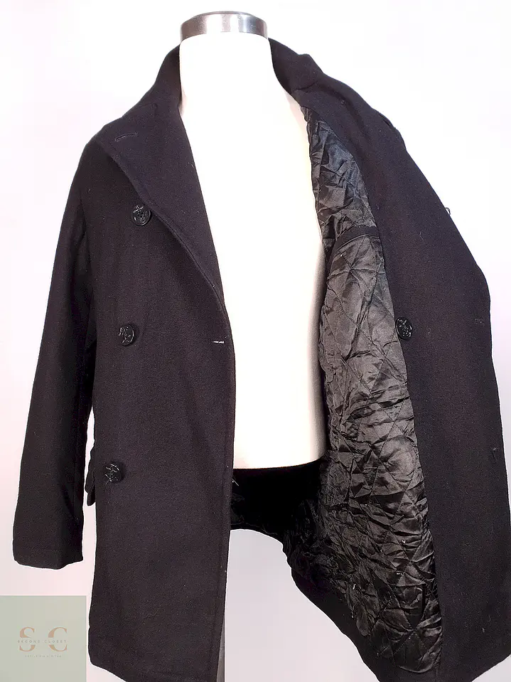 Marinero Negro Nautica 55% Lana Talla L 11