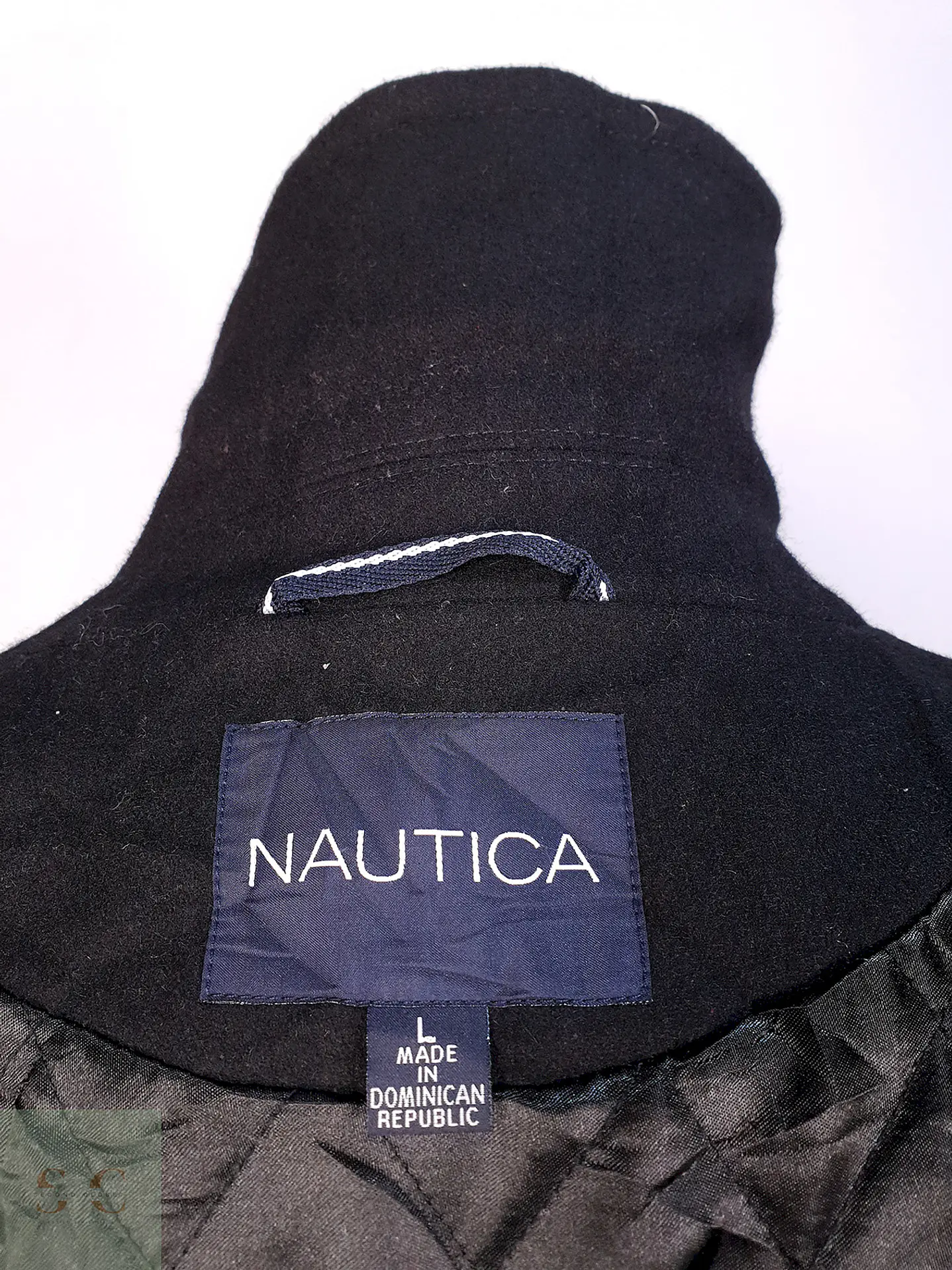 Marinero Negro Nautica 55% Lana Talla L 13