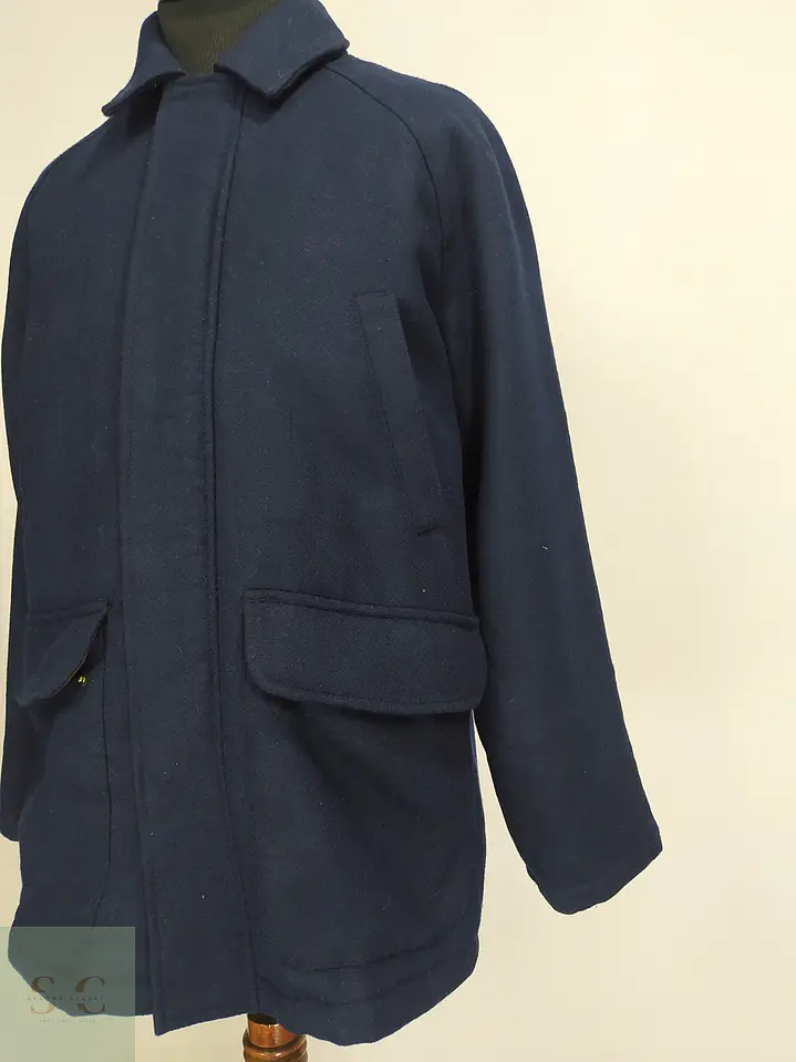 Chaquetón de Lana Azul Marino Bonobos x Nova Fides Talla M 2