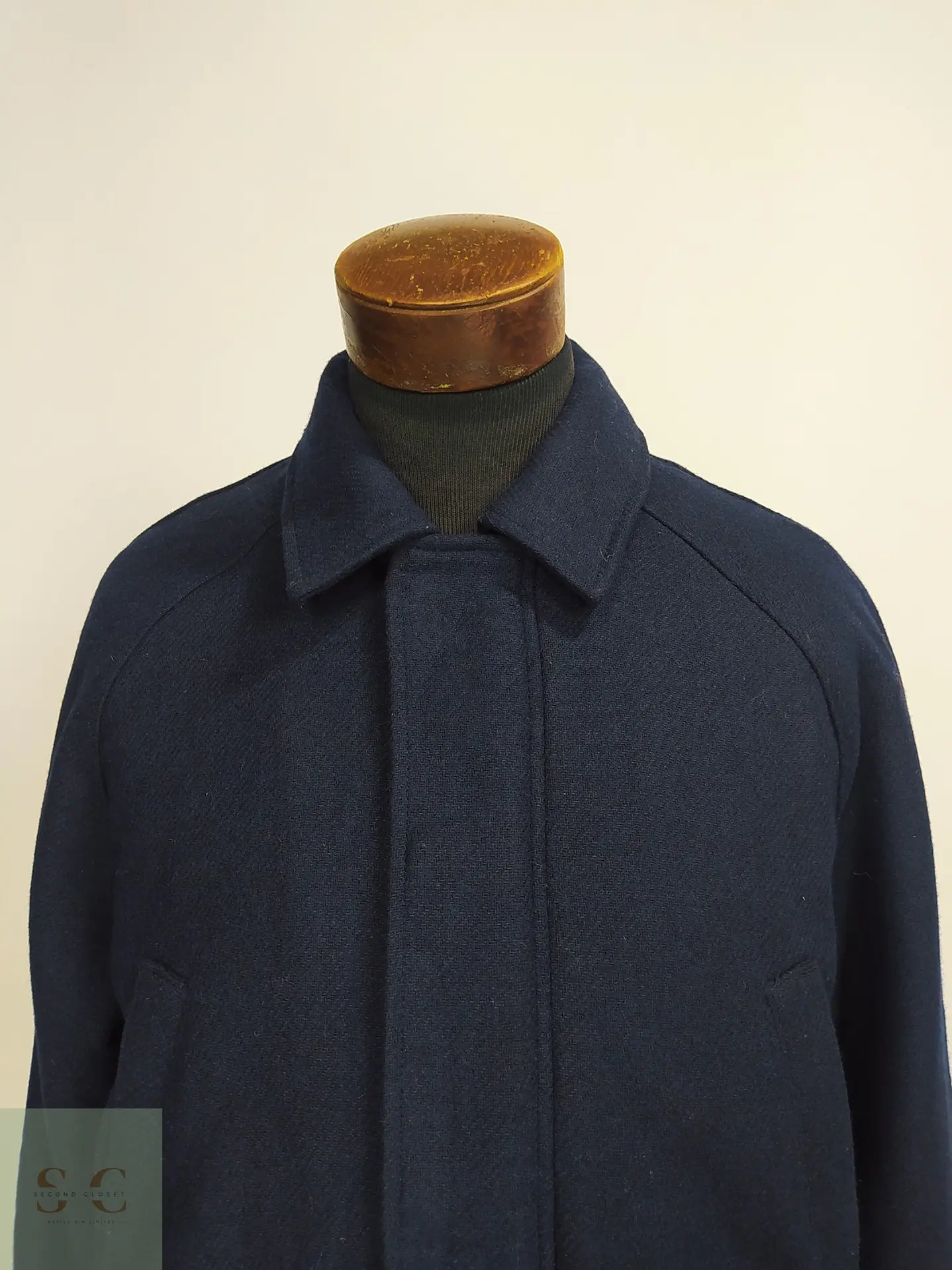Chaquetón de Lana Azul Marino Bonobos x Nova Fides Talla M 3