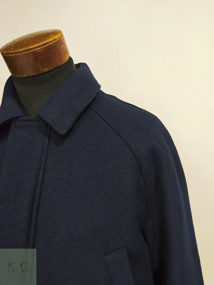 Chaquetón de Lana Azul Marino Bonobos x Nova Fides Talla M 4