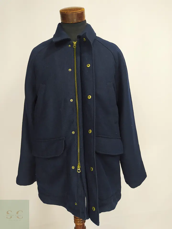 Chaquetón de Lana Azul Marino Bonobos x Nova Fides Talla M 5