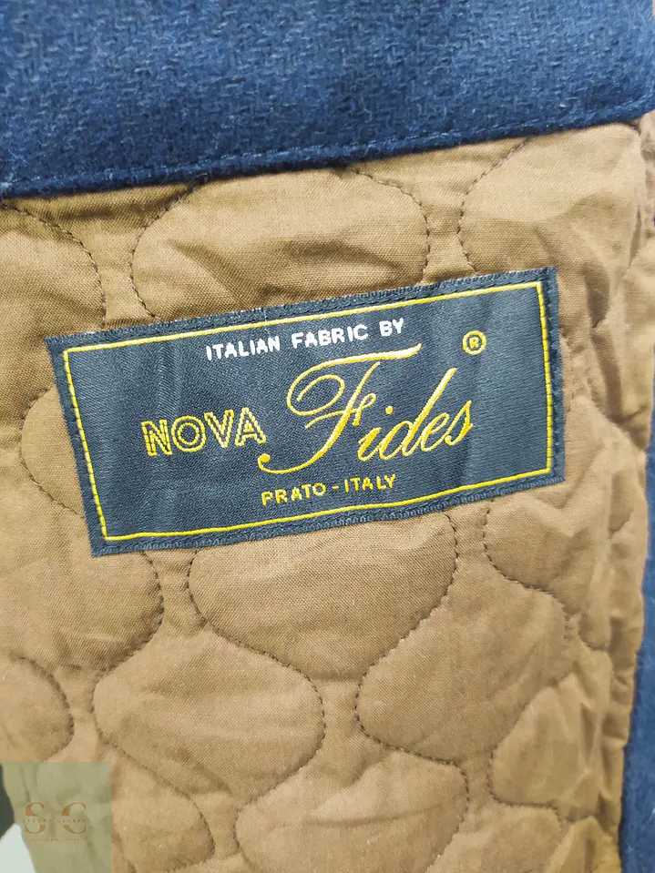 Chaquetón de Lana Azul Marino Bonobos x Nova Fides Talla M 7