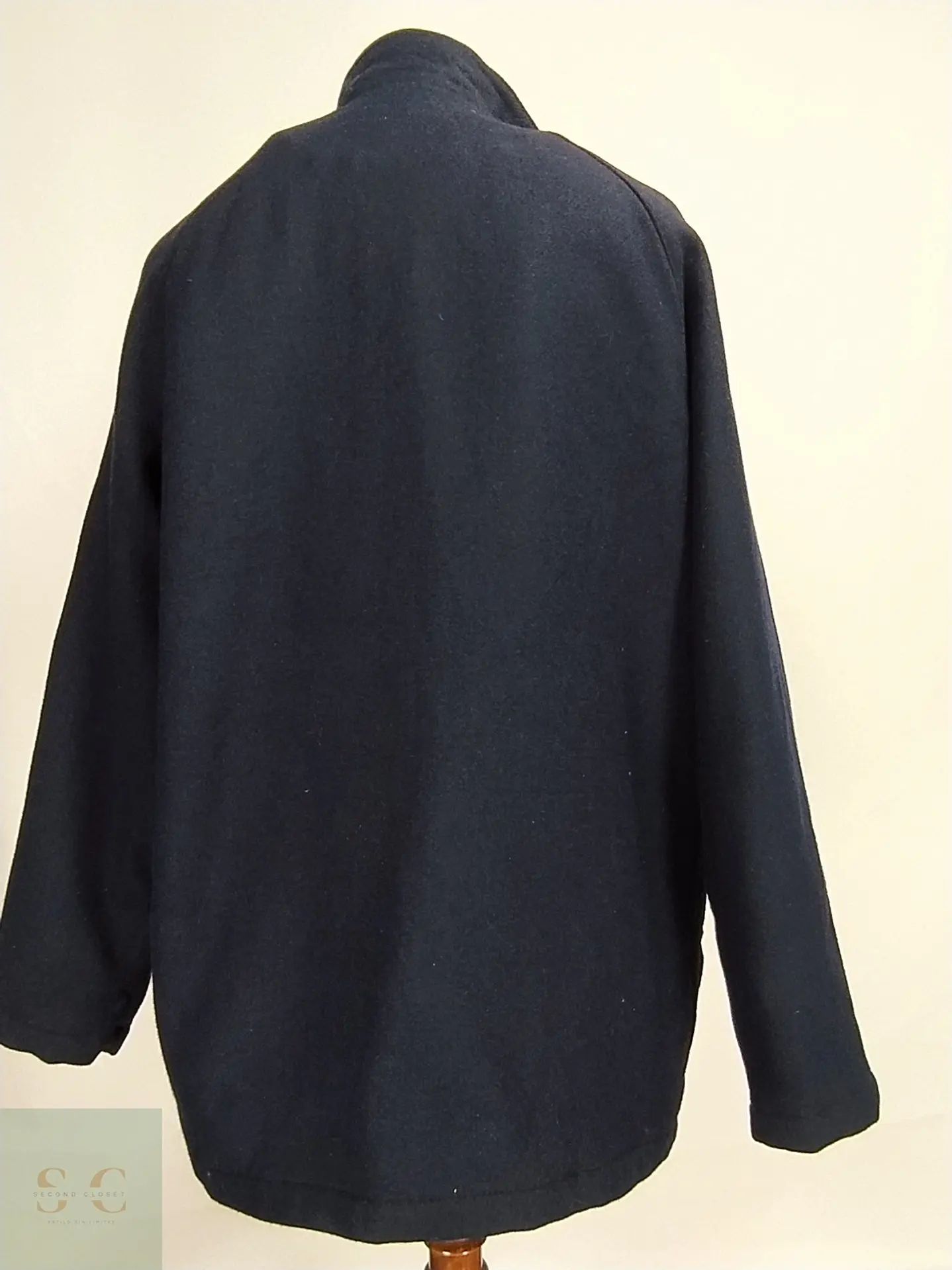 Chaquetón de Lana Azul Marino Bonobos x Nova Fides Talla M 9