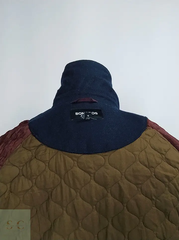 Chaquetón de Lana Azul Marino Bonobos x Nova Fides Talla M 12
