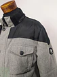 Chaqueta Acolchada Combinada Gris y Negra UMM DJ Set Talla L - Miniatura 3