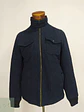 Chaqueta de Mezcla de Lana Azul Marino con Forro Acolchado Talla SM - Miniatura 1