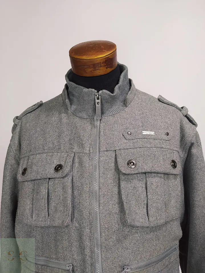 Chaquetón Acolchado Gris Utilitario Southpole Talla XXL 3