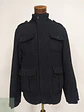 Chaqueta Utilitaria de Mezcla de Lana Negra con Forro Acolchado Merona Talla M - Miniatura 1
