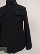 Chaqueta Estilo Field Jacket de Mezcla de Lana Negra Talla SM - Miniatura 2