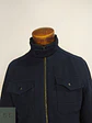 Chaqueta de Mezcla de Lana Azul Marino con Forro Acolchado Talla SM - Miniatura 3