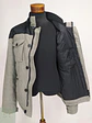 Chaqueta Acolchada Combinada Gris y Negra UMM DJ Set Talla L - Miniatura 5