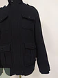 Chaqueta Utilitaria de Mezcla de Lana Negra con Forro Acolchado Merona Talla M - Miniatura 2