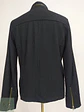 Chaqueta Estilo Field Jacket de Mezcla de Lana Negra Talla SM - Miniatura 5
