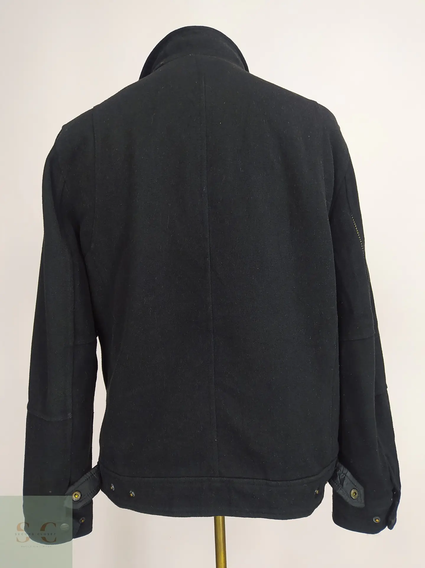 Chaqueta Utility Levi's Negra en Mezcla de Lana Talla SM 9
