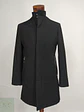 Abrigo Negro con Cuello Alto y Cierre Doble Zara Man Talla SM - Miniatura 2
