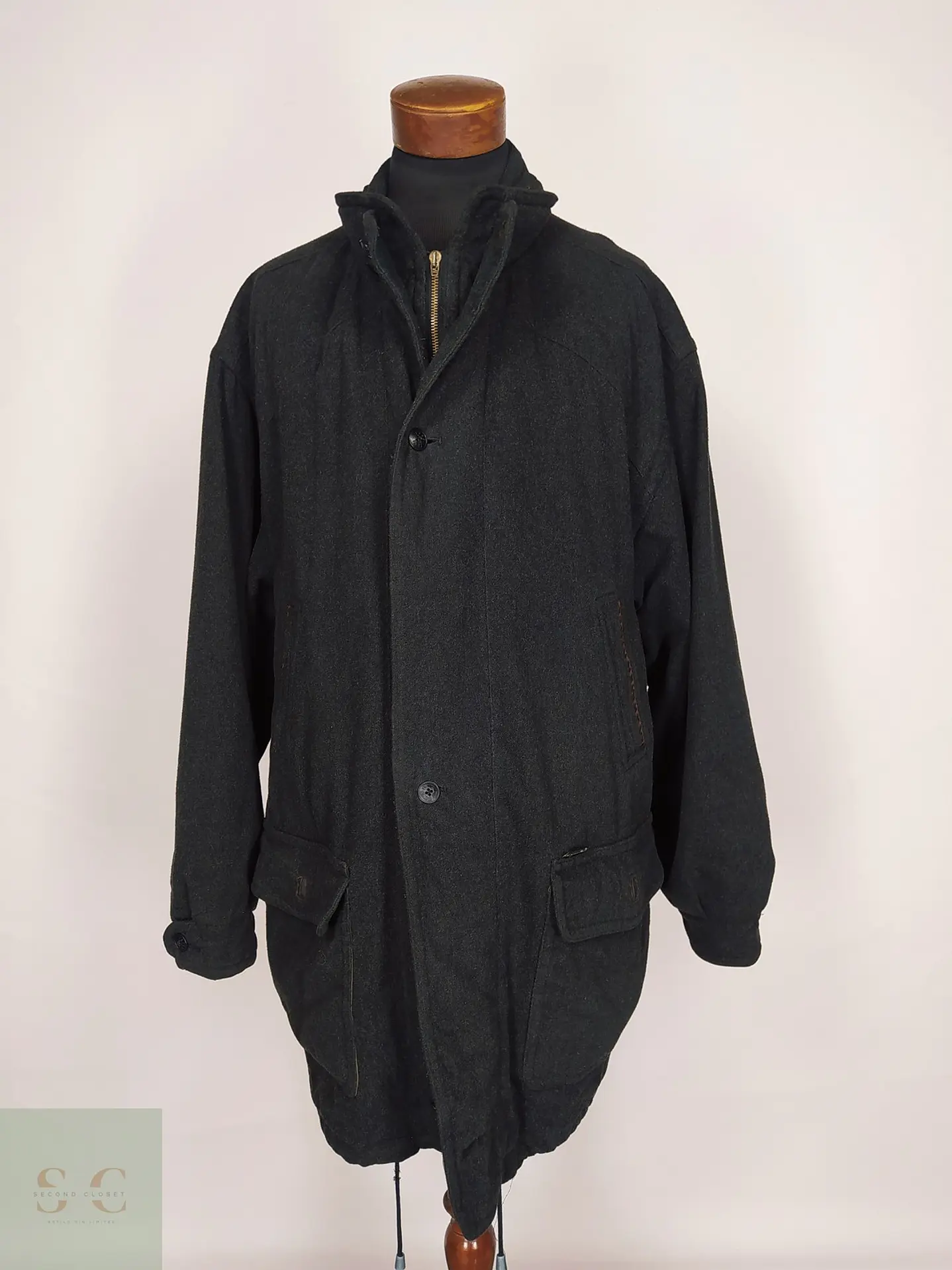 Chaquetón de Lana Plomo con Membrana SympaTex Arrondo Classic Talla 64 1