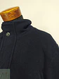 Chaquetón Acolchado de Lana Azul Marino Downstairs Talla XL - Miniatura 4