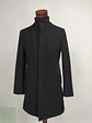 Abrigo Negro con Cuello Alto y Cierre Doble Zara Man Talla SM - Miniatura 3