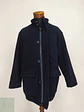Chaquetón Acolchado de Lana Azul Marino Downstairs Talla XL - Miniatura 5