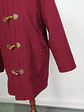 Abrigo Montgomery Burdeos en Mezcla de Lana North Pole Talla XXL - Miniatura 3